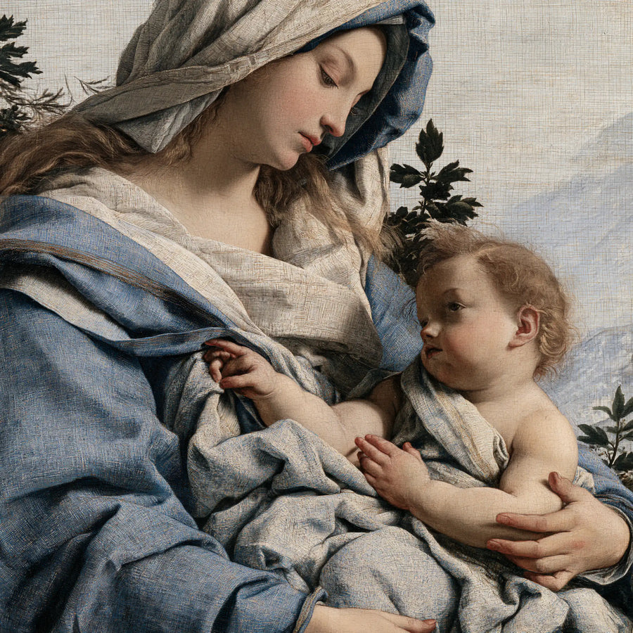 Virgin Mary and Child Jesus - Florentine Renaissance · Square n° 8