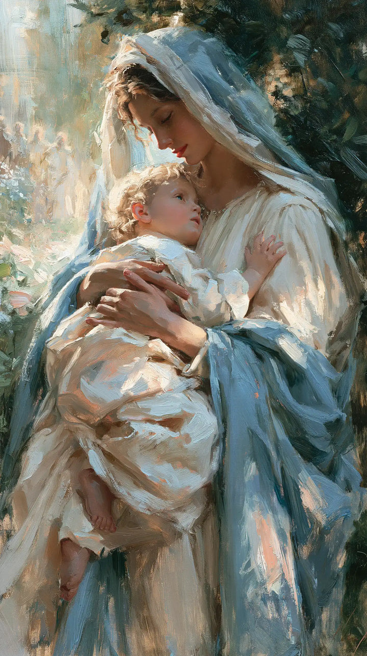 The Virgin and Child — The Vigil in the Garden of Blue Shadows