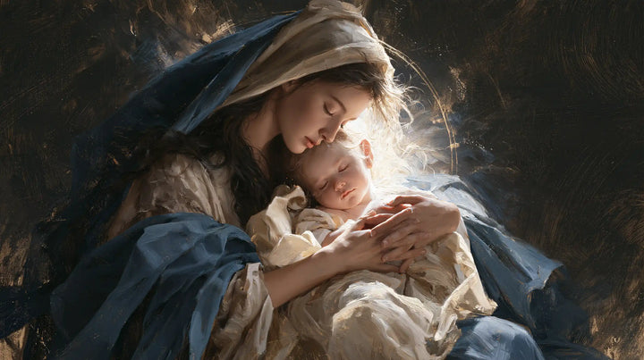 The Virgin and Child — A Little Dream in a Halo of Pale Threads