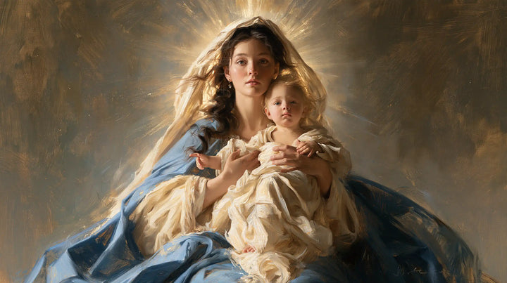 The Virgin and Child — The Presence at the Centre of the Rays