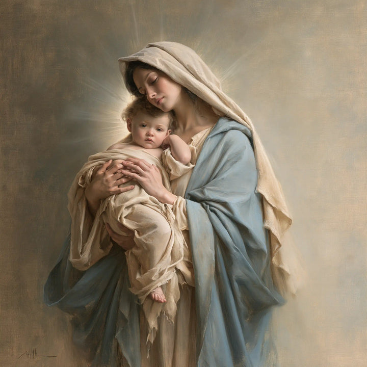 Virgin Mary and Child Jesus - Mary Presenting the Child Jesus · Square n° 2